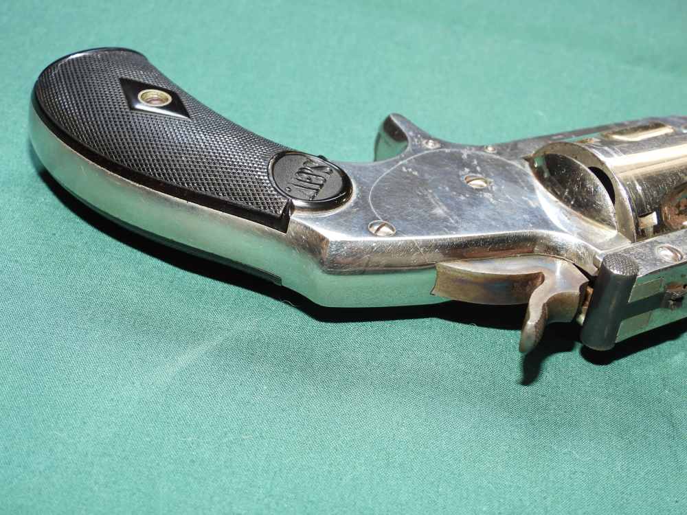 Smith & Wesson .38 Single Action 2nd Model Top Break Revolver & Box Antique-img-7