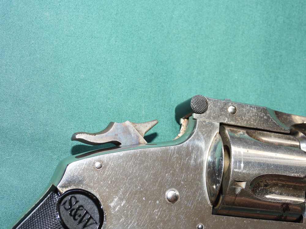 Smith & Wesson .38 Single Action 2nd Model Top Break Revolver & Box Antique-img-10