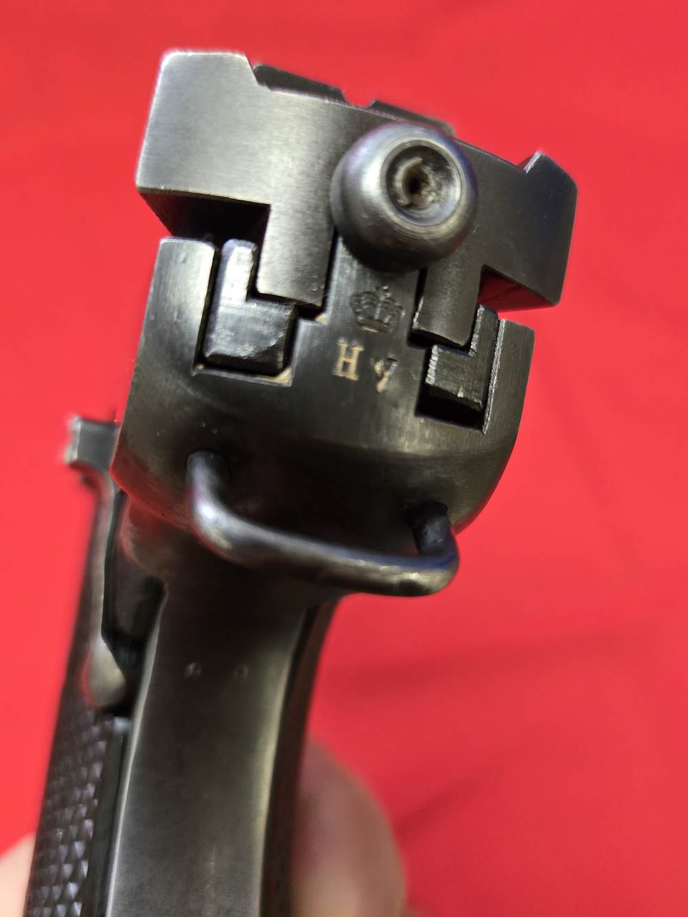 SWEDISH HUSQVARNA M40 LUGER PISTOL AND HOLSTER WW2 NO IMPORT MARK!-img-5