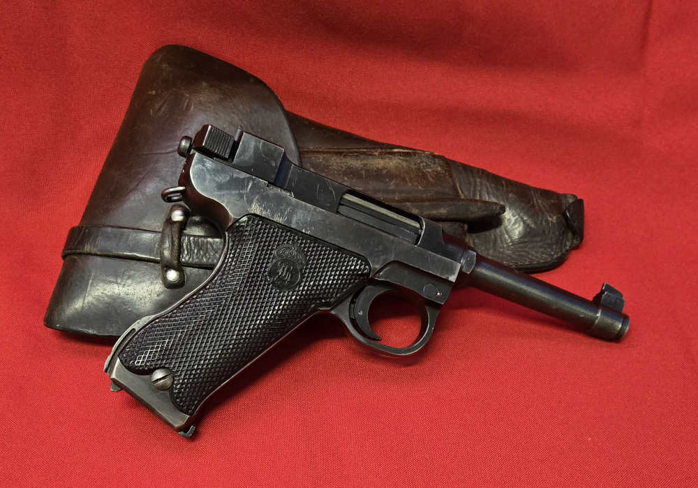 SWEDISH HUSQVARNA M40 LUGER PISTOL AND HOLSTER WW2 NO IMPORT MARK!-img-0