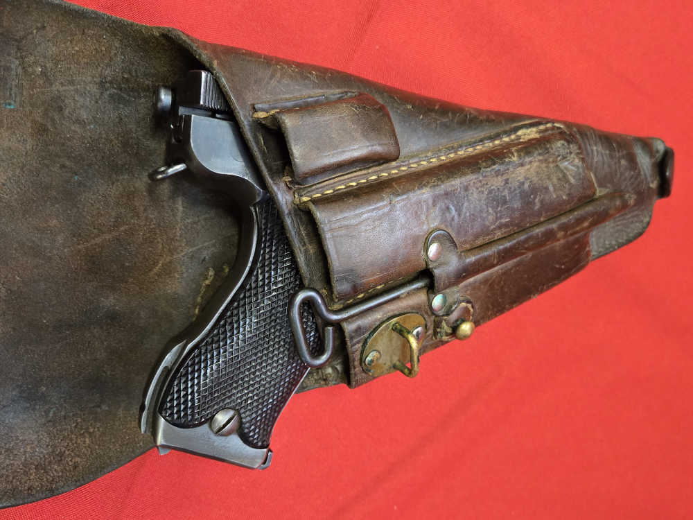 SWEDISH HUSQVARNA M40 LUGER PISTOL AND HOLSTER WW2 NO IMPORT MARK!-img-18