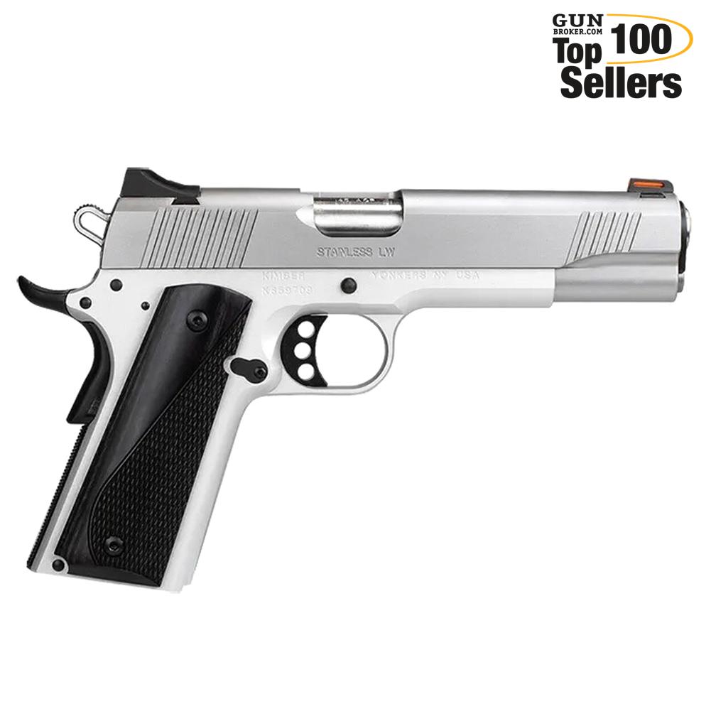 KIMBER Stainless LW Arctic 45 ACP 5in 8rd Pistol (3700593)-img-0