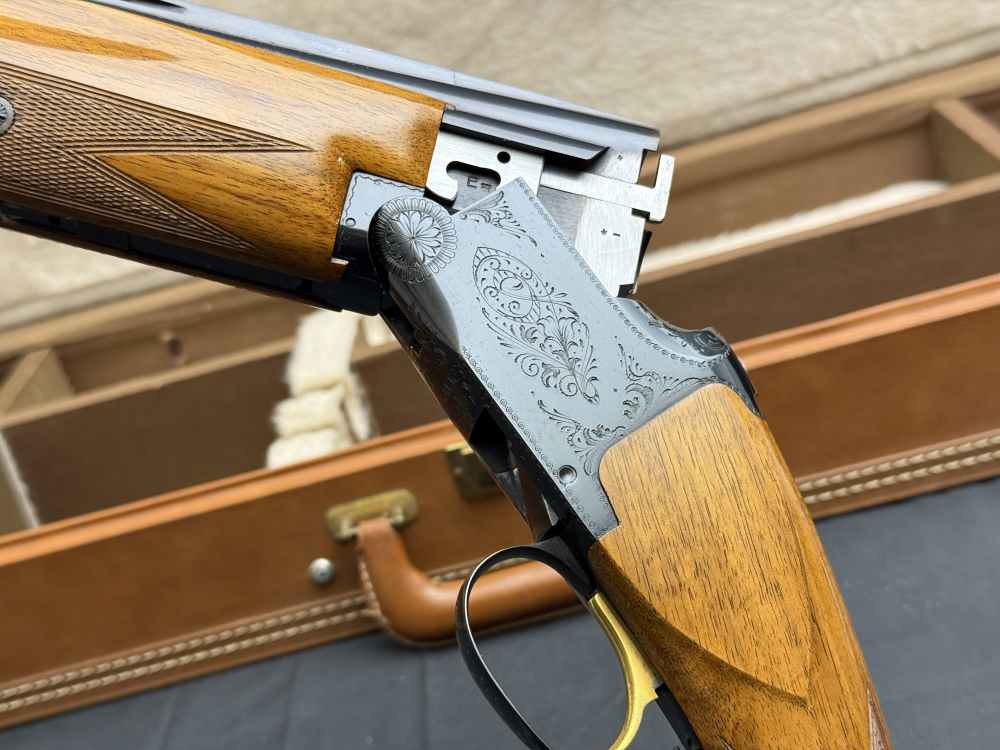 Excellent 1965 Belgium Browning Superposed Lightning Trap 12ga 30"-img-0