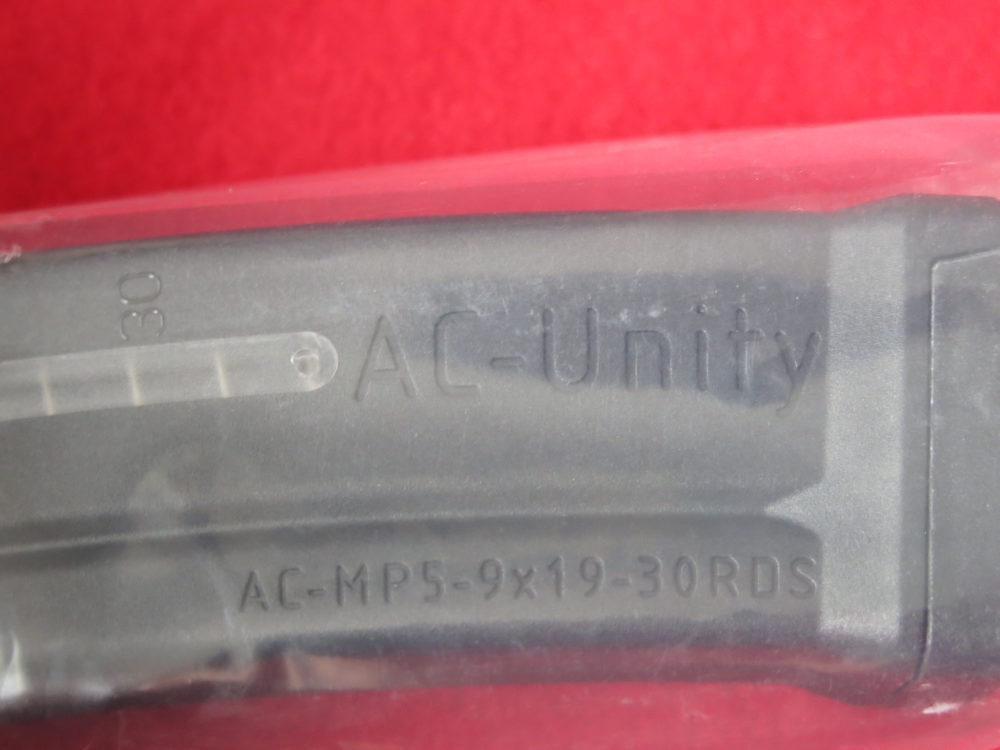 H&K 30 Round  MP-5  9mm Magazine MFG By AC-Unity Five Mags -img-2