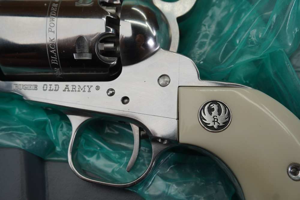 Ruger Old Army SHERIFFS MODEL 5.5 gloss stainless LIKE NEW IN BOX KBP-5F-1-img-5