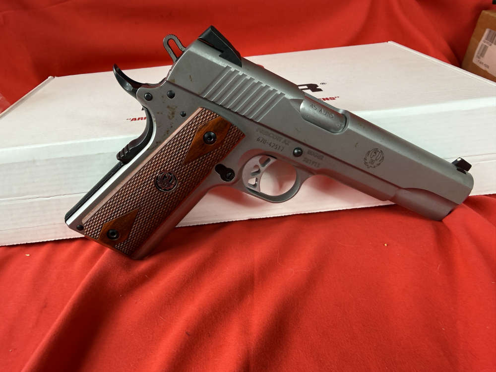 Ruger SR1911 .45 ACP Stainless 5" NIB 1st Edition-img-0