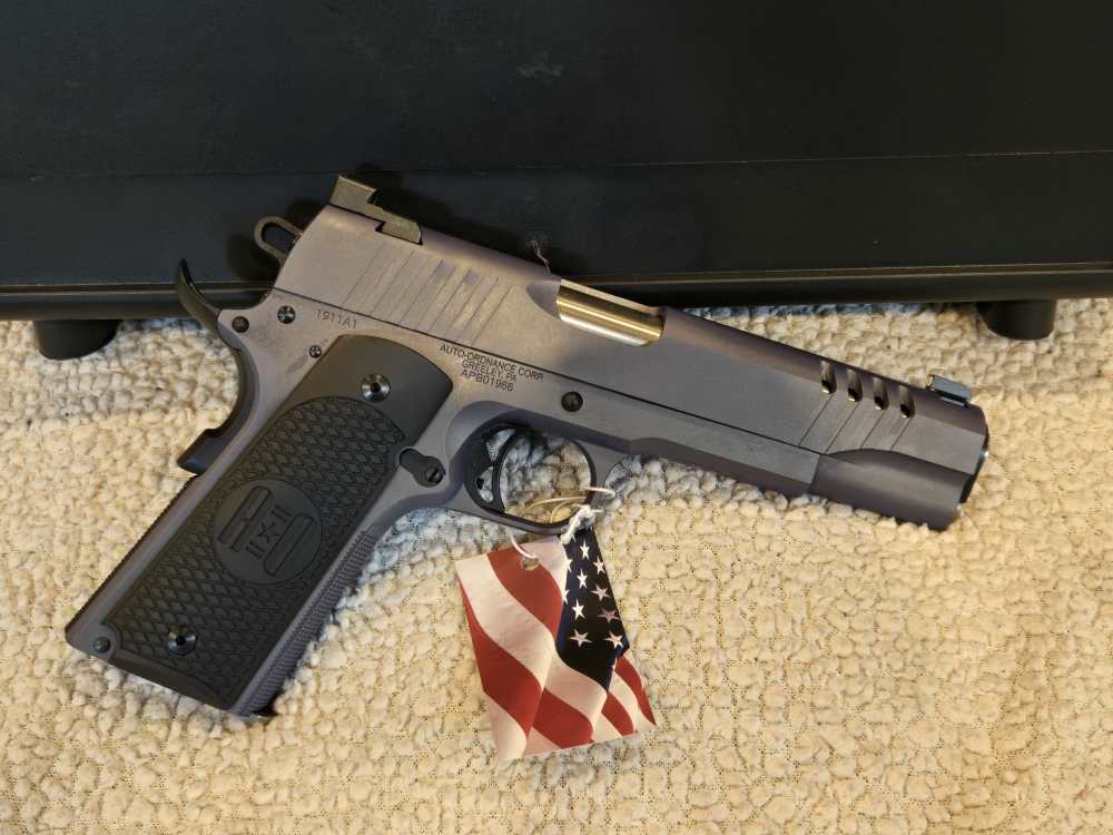 Auto Ordnance 1911 Pistol 45 ACP 5" NORTHERN LIGHTS NIGHT SIGHTS NEW IN BOX-img-4