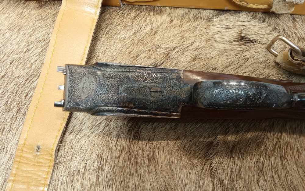 AYA Aguirre & Aranzabal 2 barrel SXS Set 28ga & 410ga RARE-img-9
