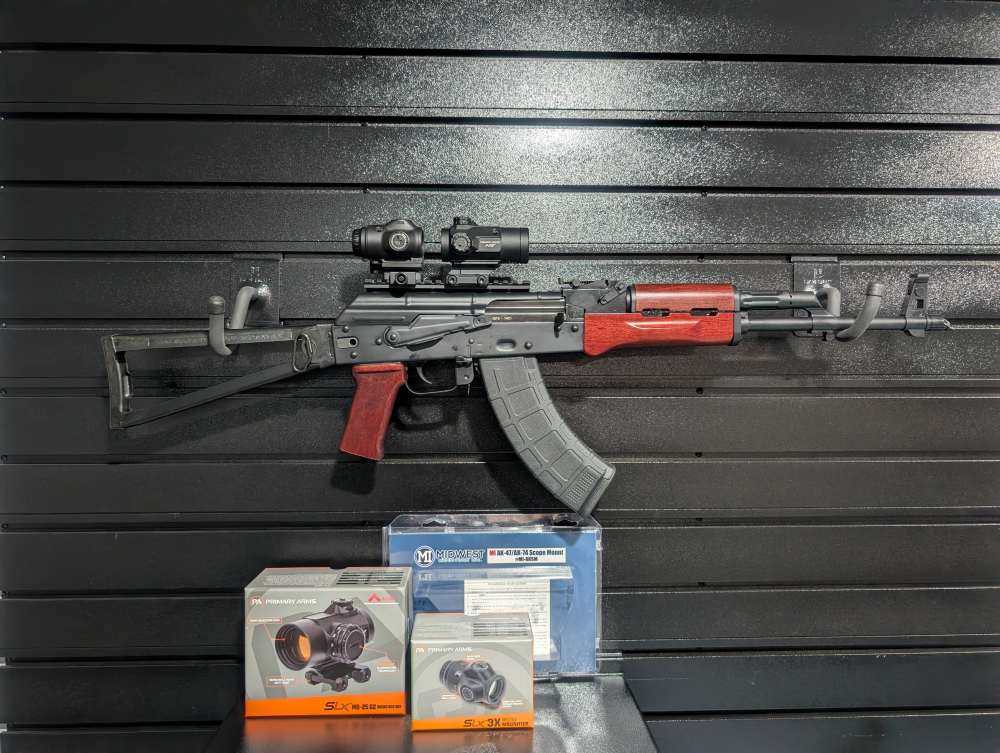 PSA AK47 GF3 REDWOOD 7.62x39, PRIMARY ARMS OPTICS, LIFETIME WARRANTY, DEAL -img-1
