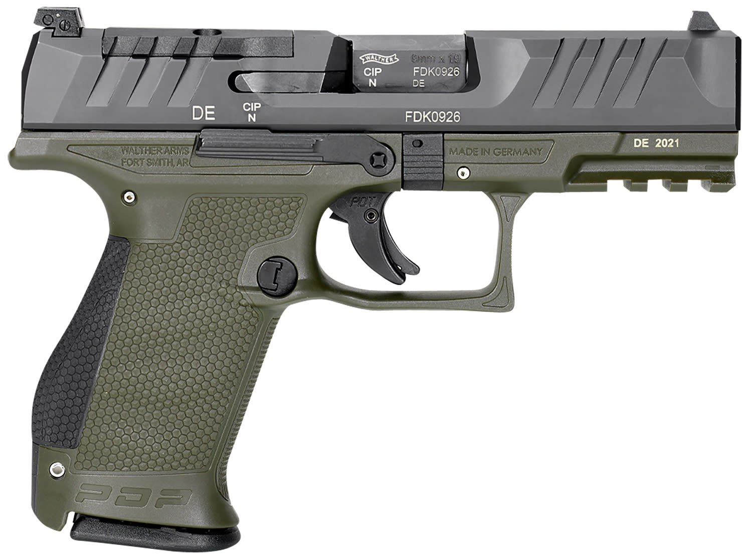 Walther Arms PDP Compact 9mm 4" 15rd Matte Black Pistol 2858428-img-1