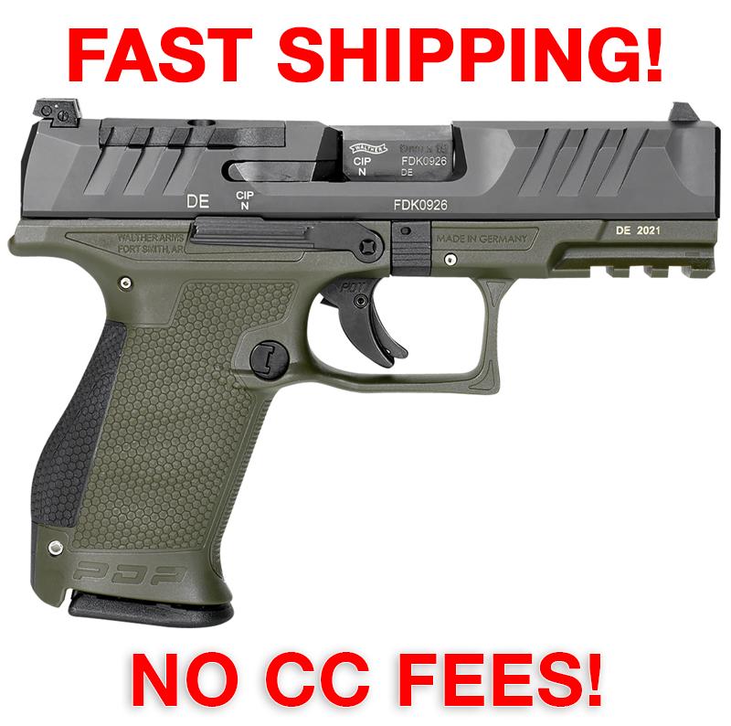 Walther Arms PDP Compact 9mm 4" 15rd Matte Black Pistol 2858428-img-0
