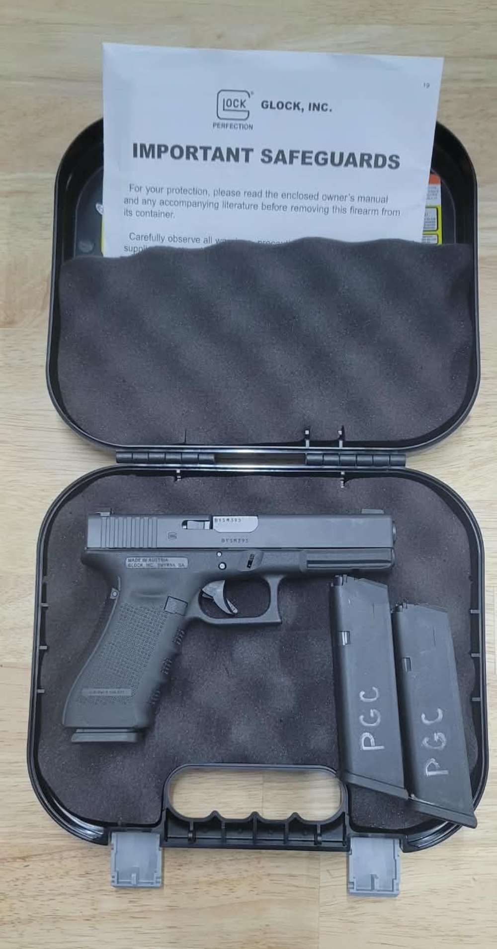 USED: Glock G31 Gen 4 .357 Sig PA Game Commission Semi Auto Pistol -img-0