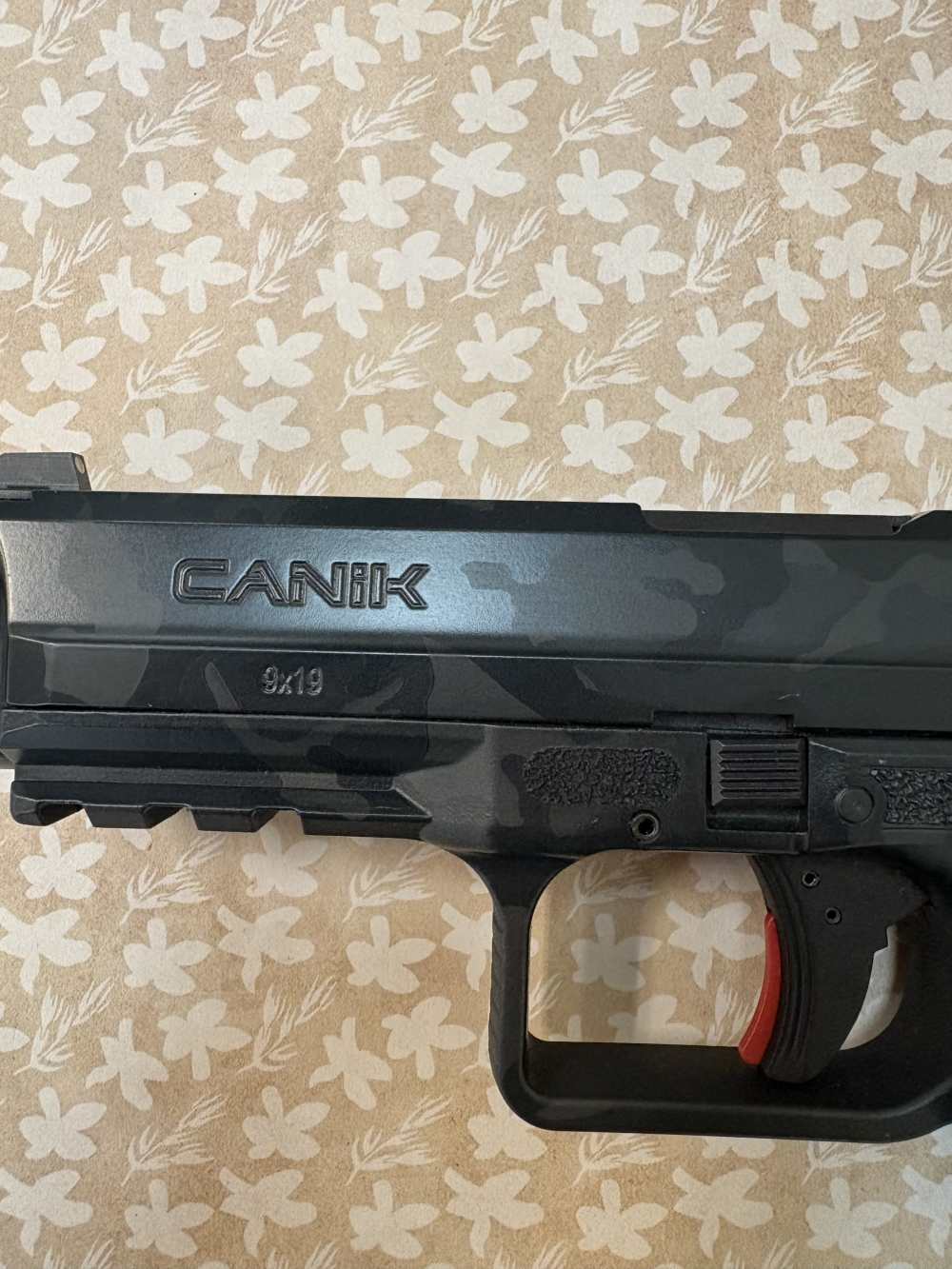 Canik TP9SF 9mm"BBL Warren Sight Woodland"-img-7