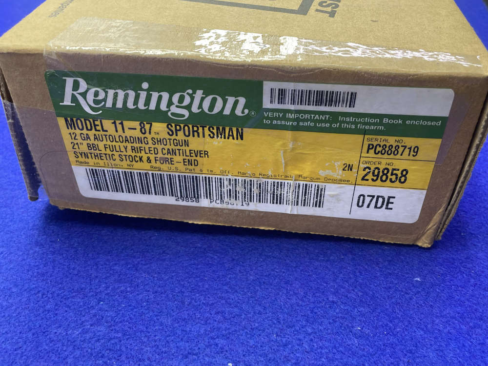 Remington Model 11-87 Sportsman 12GA 21" Black *FULLY RIFLED SLUG SHOTGUN*-img-6