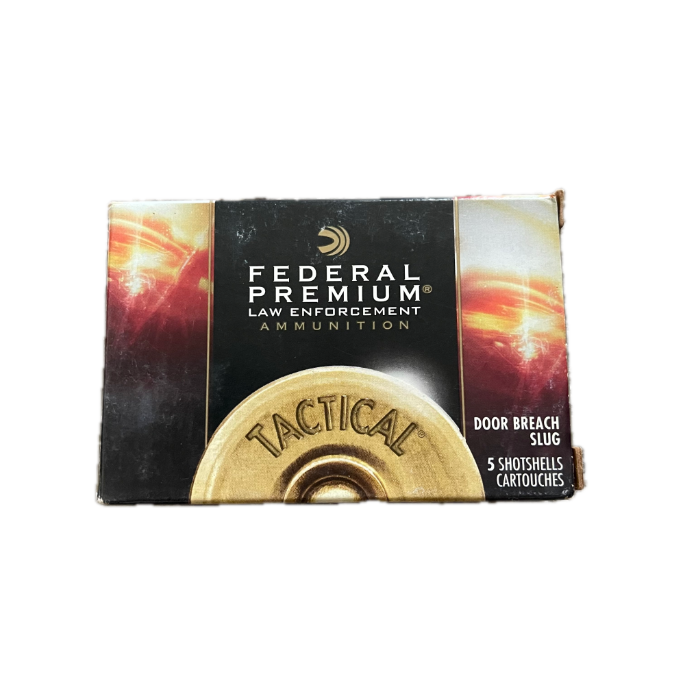 FEDERAL PREMIUM 12 GAUGE SHOTGUN DOOR BREACH SLUGS 600 GRAIN AMMO-img-0