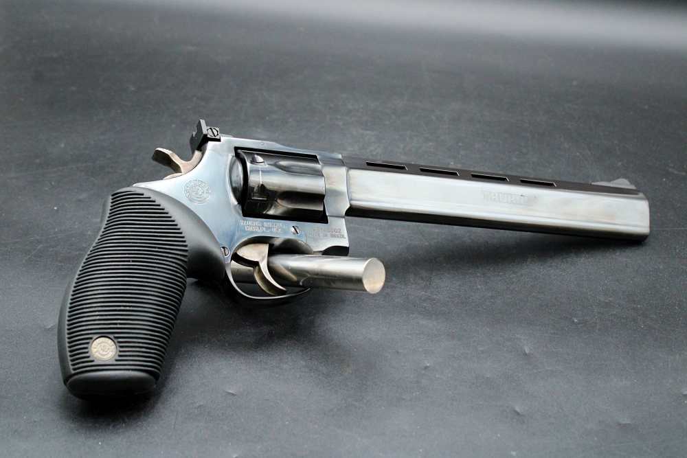Taurus Tracker .17 HMR 8.5" Vent Rib BBL 7 Shot Rubber Grip Target Revolver-img-16