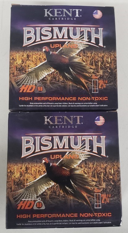 Kent Bismuth Upland 12ga 2 3/4in 5 shot 1325fps lot of 50rds B12U30-5-img-1