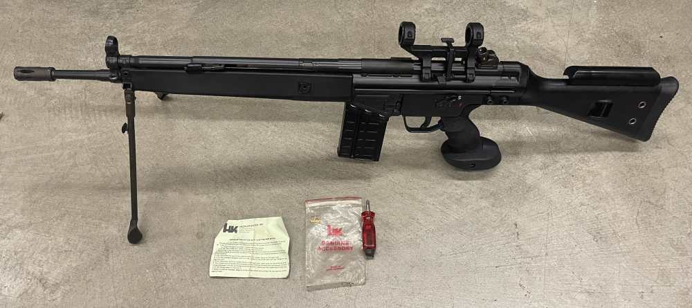 Heckler and Koch 1980 H&K Pre-Ban HK91 SG1 Clone w/ Factory Claw Mount .308-img-0