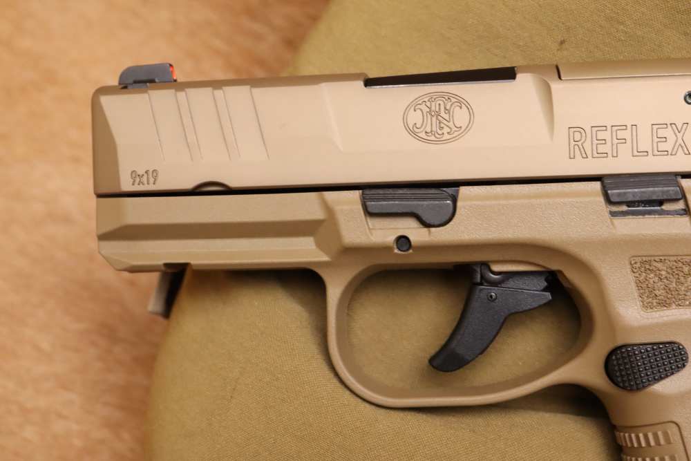 Compliant FN Reflex MRD 9MM 3.3" FDE Semi-Automatic Optic Ready Pistol-img-8