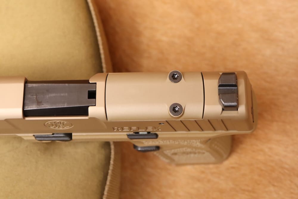 Compliant FN Reflex MRD 9MM 3.3" FDE Semi-Automatic Optic Ready Pistol-img-10