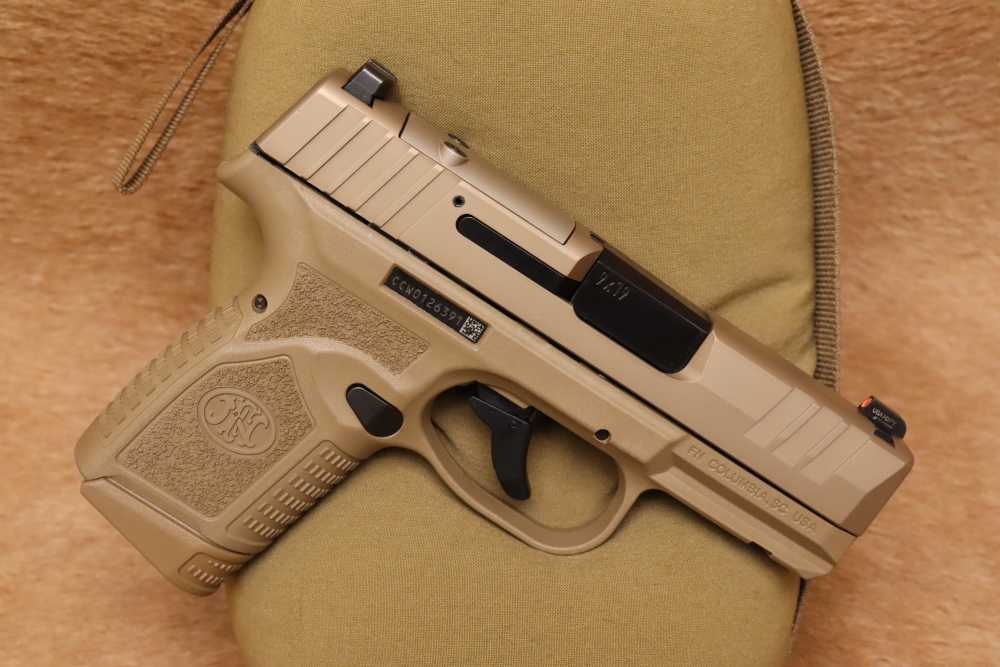 Compliant FN Reflex MRD 9MM 3.3" FDE Semi-Automatic Optic Ready Pistol-img-1