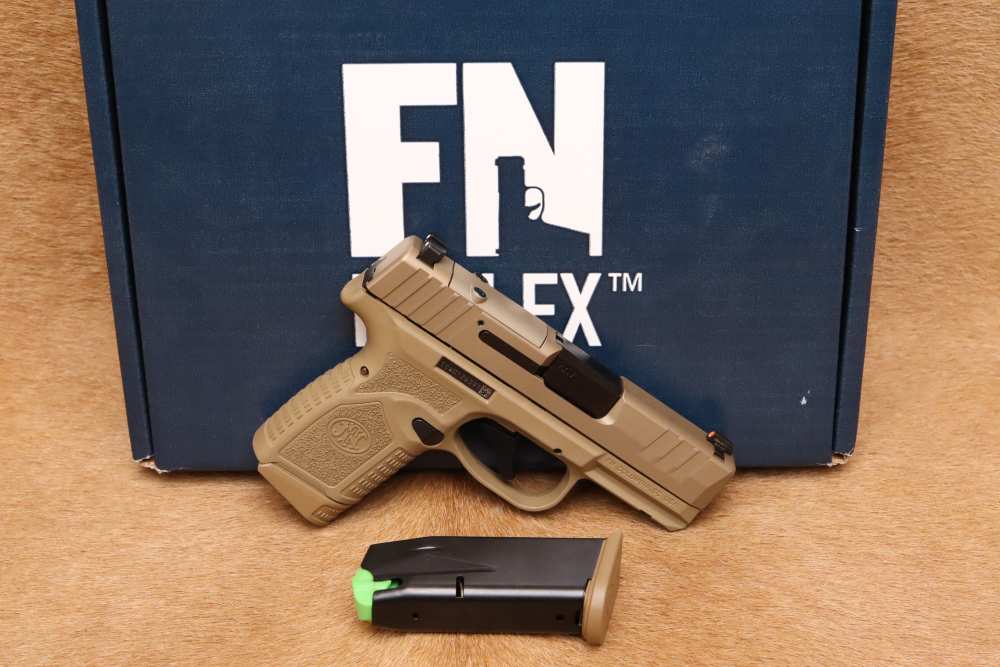 Compliant FN Reflex MRD 9MM 3.3" FDE Semi-Automatic Optic Ready Pistol-img-0
