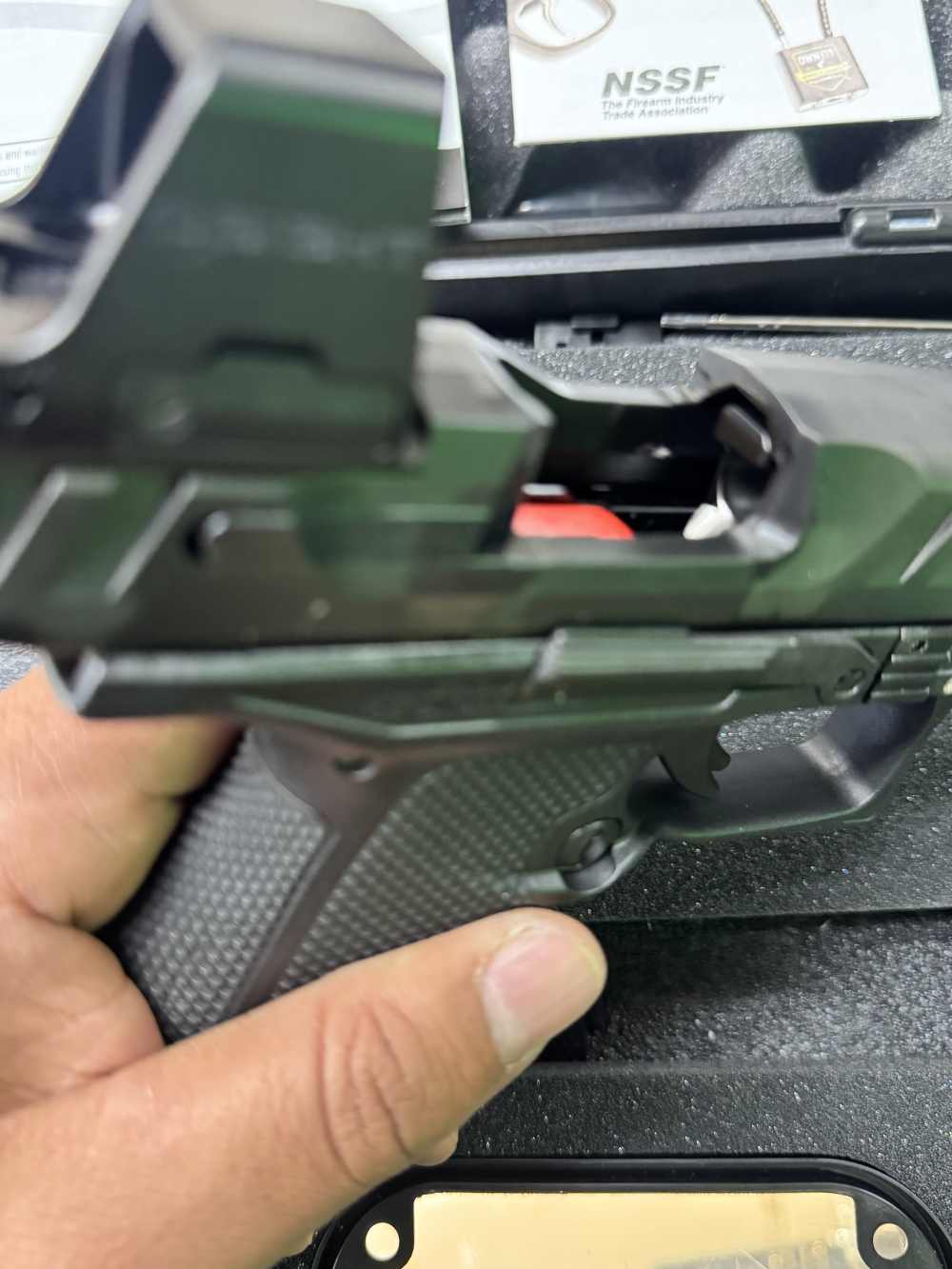 Walther PDP F-series 9mm pistol O-sight C Green dot! in case -img-11