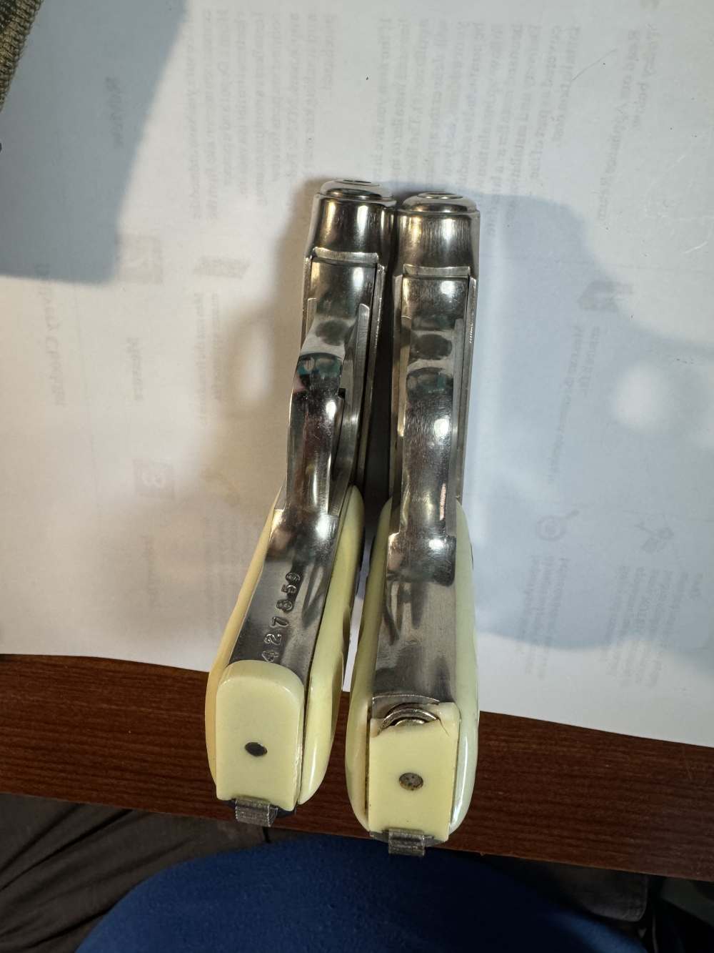 Galesi Brescia Like Beretta Rare Factory Nickel (TWO) Pistols Superb C&R OK-img-4