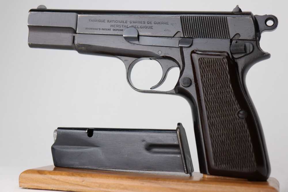 Fabrique Nationale Hi Power 1944 9mm Pistol (WW2) CA LEGAL-img-0