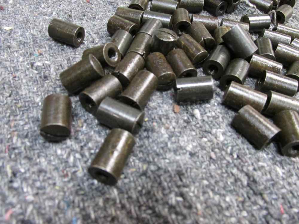 64-ENFIELD NO. I MK III RIFLE REAR SIGHT GUARD SCREW NUTS, NEW CONDITION-img-1