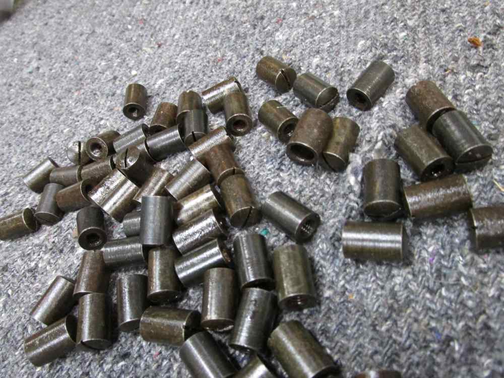 64-ENFIELD NO. I MK III RIFLE REAR SIGHT GUARD SCREW NUTS, NEW CONDITION-img-2