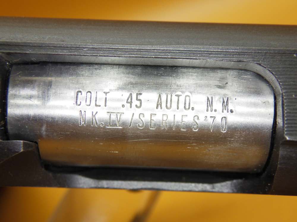 Colt MK IV/Series '70 Gold Cup National Match .45ACP 5"NM Bbl Mfg 1970-img-15