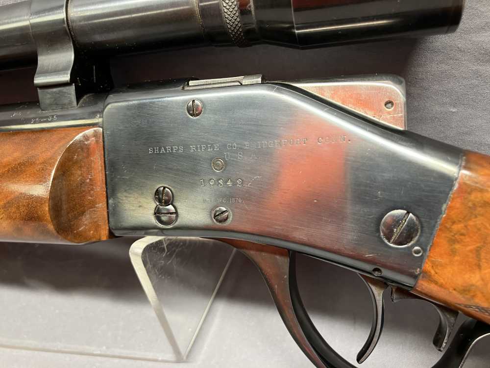 Custom Sharps-Borchardt 1878 Rifle - .250 Helldiver w/ Dies, Ammo & Case-img-12