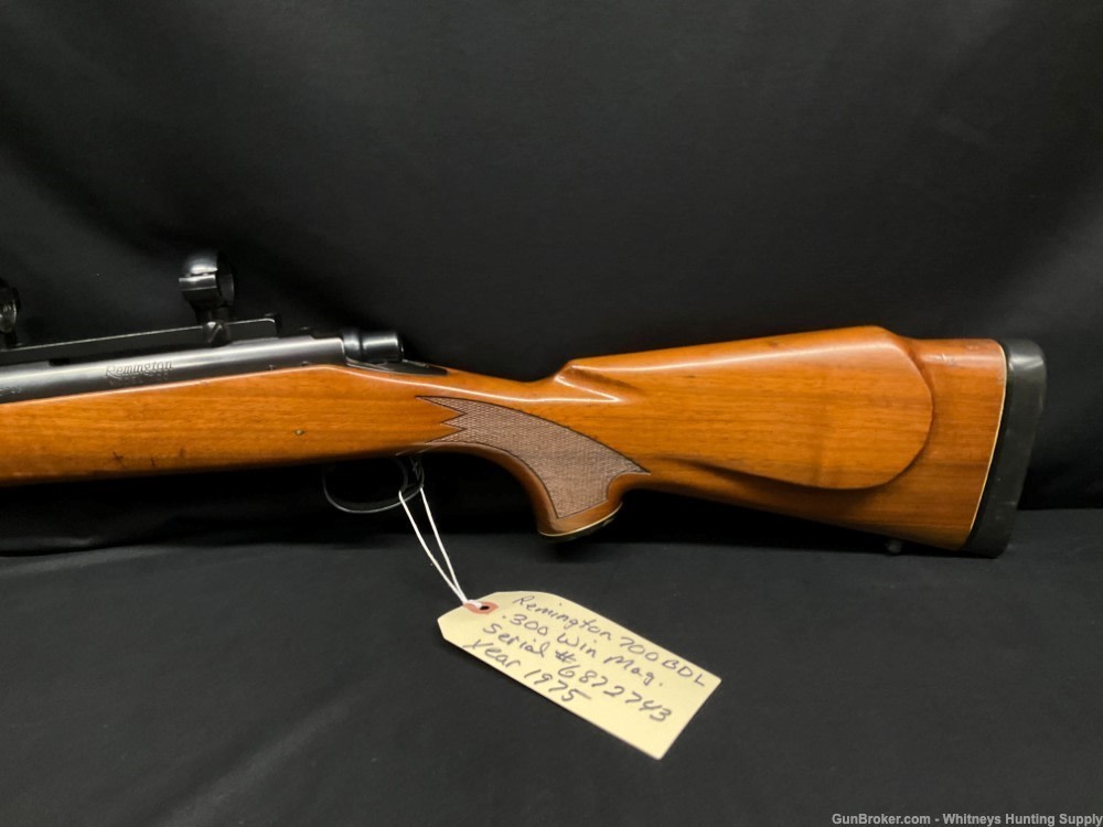 Remington 700 BDL .300 Win Mag 24in Barrel Made 1975-img-2