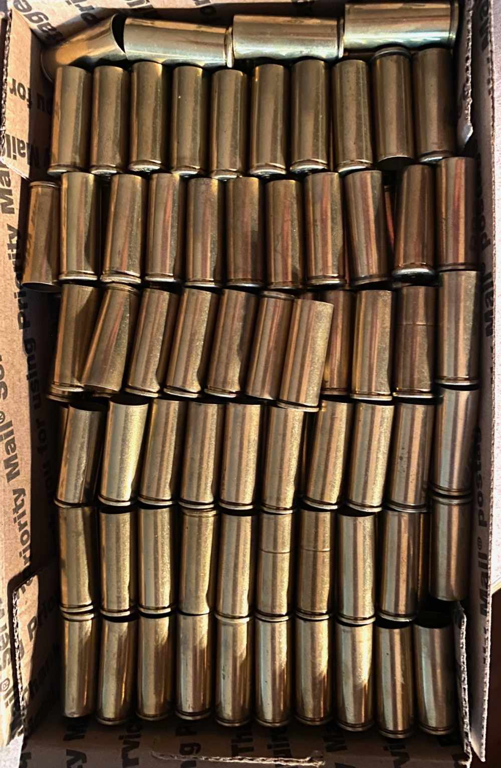 45 Long Colt, fired Winchester brass x190 count in box-img-1