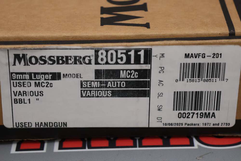 Mossberg MC2C SC OR  Pistol 9mm 3.4" w/ Box & RDS - 11 & 14rds --img-6
