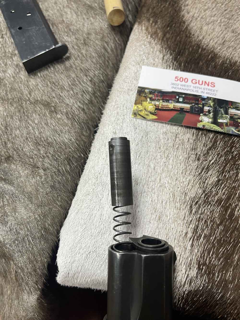 ALL CORRECT 1944 Remington Rand 1911a1 C&R WWII Scovill Mag Very Clean!!-img-16