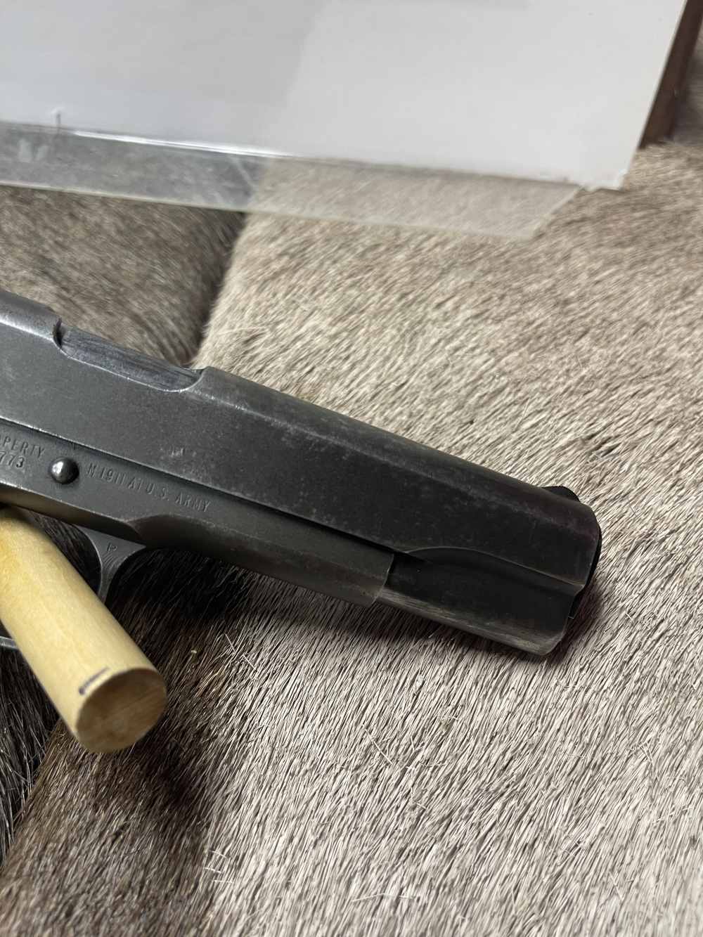 ALL CORRECT 1944 Remington Rand 1911a1 C&R WWII Scovill Mag Very Clean!!-img-12