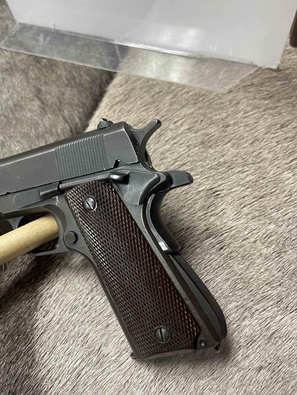 ALL CORRECT 1944 Remington Rand 1911a1 C&R WWII Scovill Mag Very Clean!!-img-4