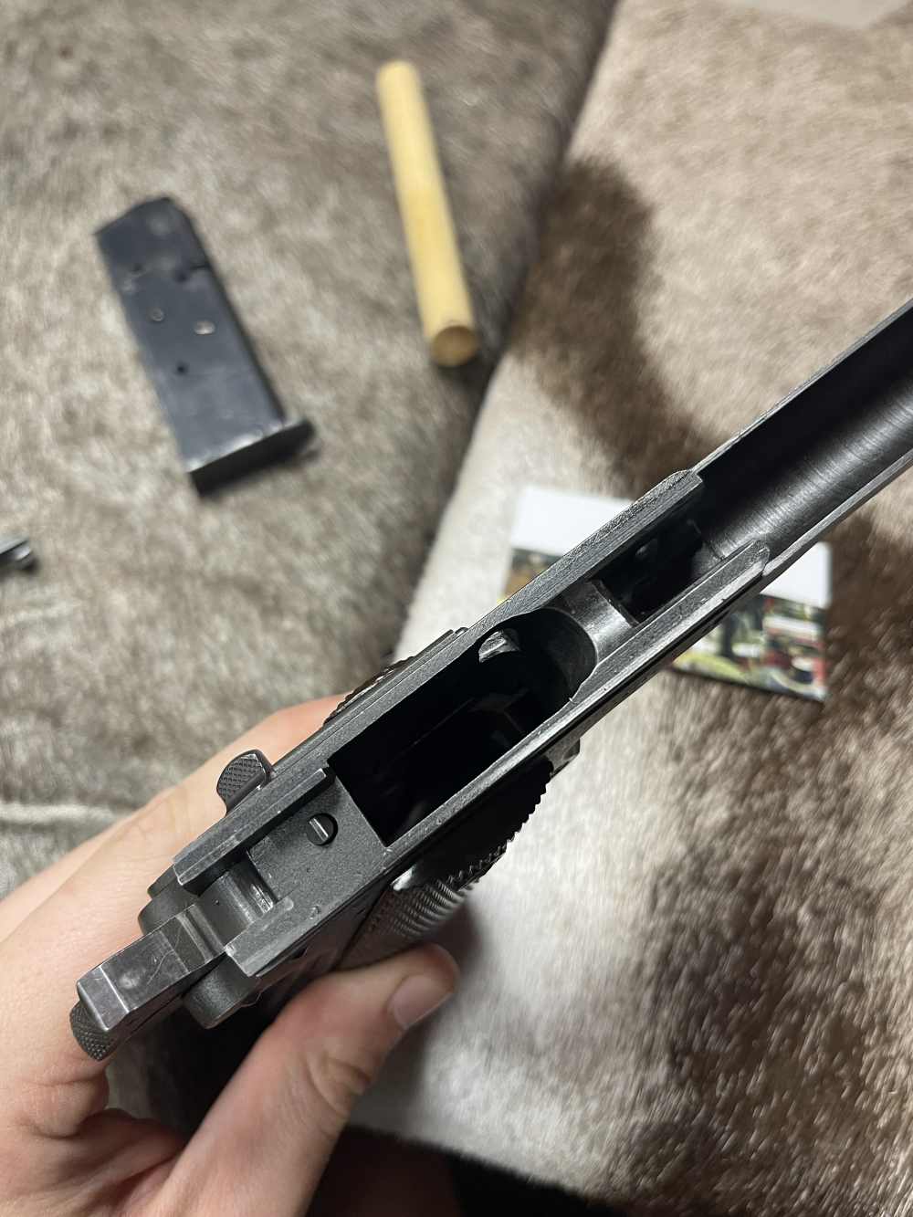 ALL CORRECT 1944 Remington Rand 1911a1 C&R WWII Scovill Mag Very Clean!!-img-18