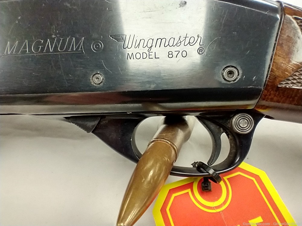 1974 Remington 870 Wingmaster Magnum 12GA 20" Shotgun VERY NICE-img-3