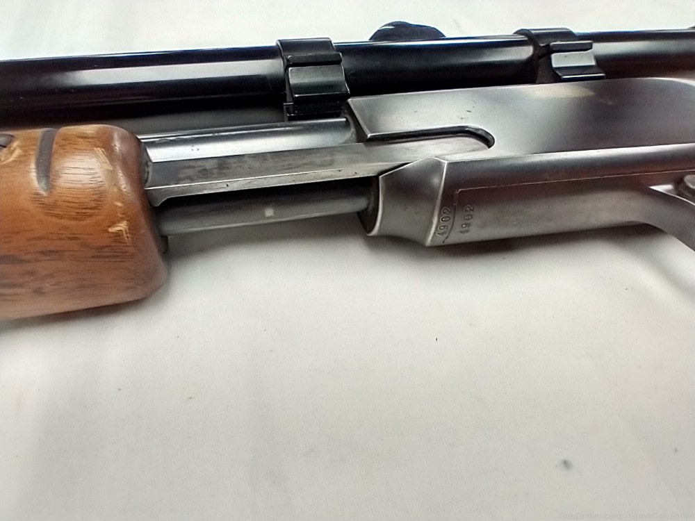 1933 Winchester Model 61 22S,L,LR 24" Pump-Action Rifle w/Weaver Scope-img-15