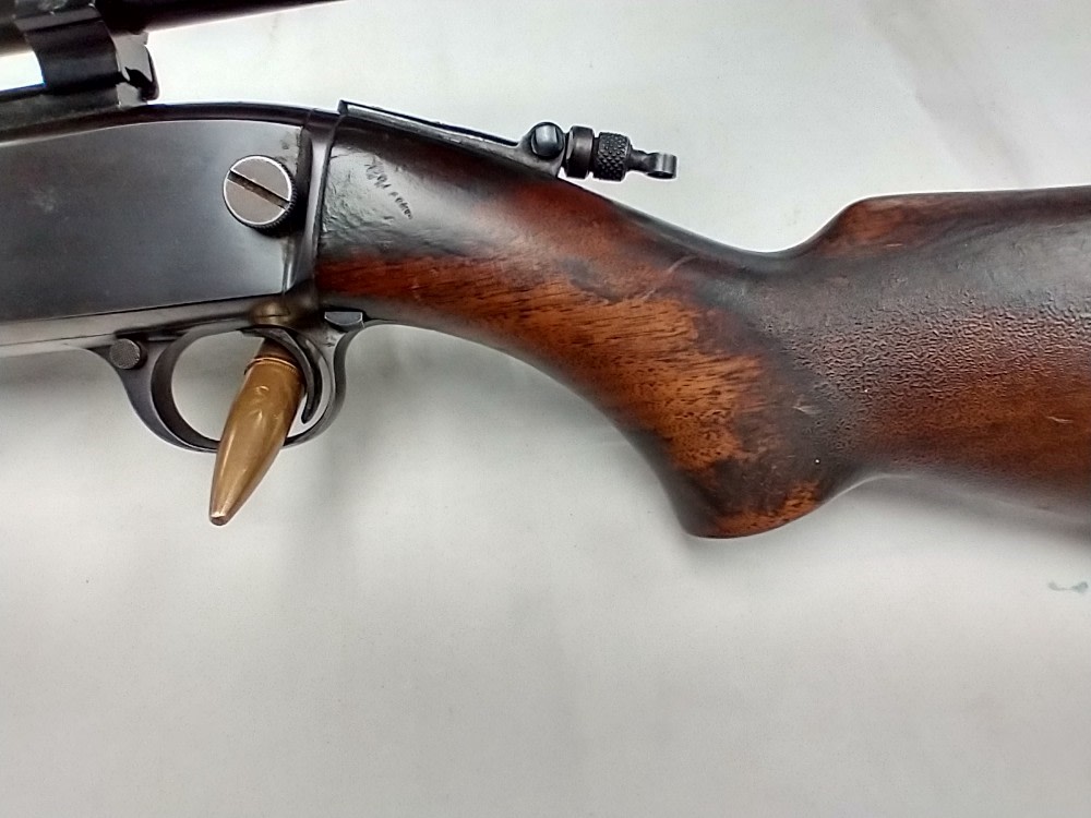 1933 Winchester Model 61 22S,L,LR 24" Pump-Action Rifle w/Weaver Scope-img-6