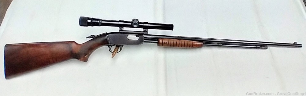 1933 Winchester Model 61 22S,L,LR 24" Pump-Action Rifle w/Weaver Scope-img-19