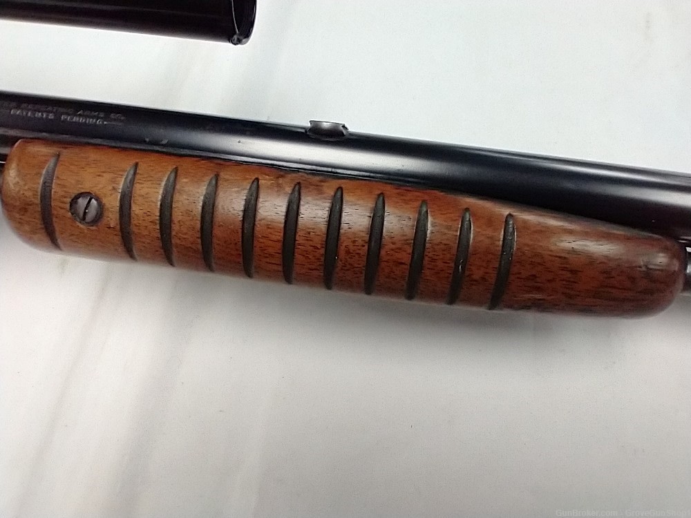 1933 Winchester Model 61 22S,L,LR 24" Pump-Action Rifle w/Weaver Scope-img-25
