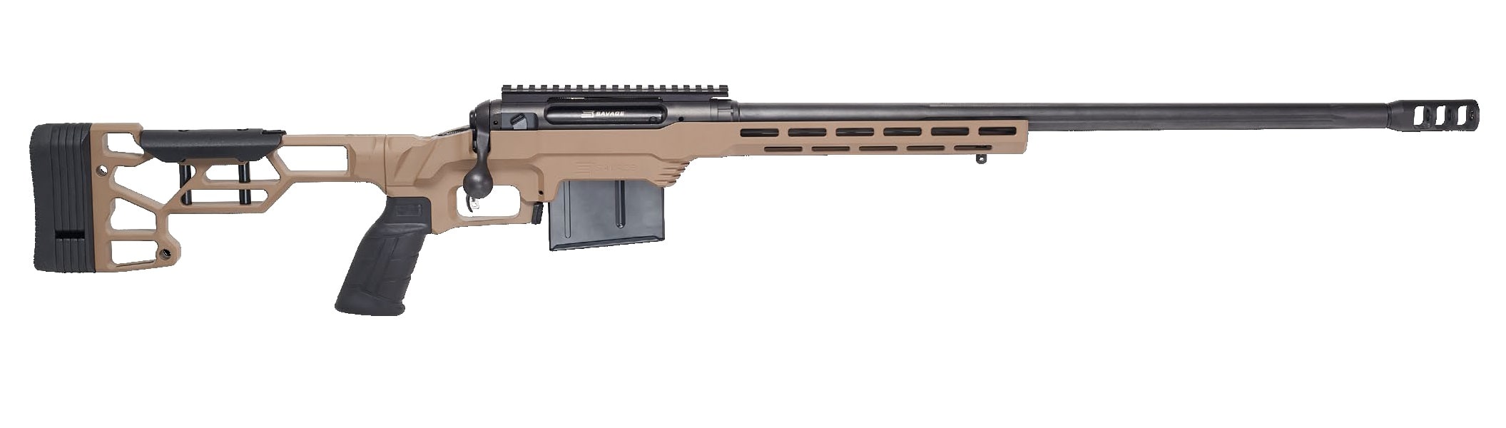 57566 Savage Arms 110 Precision 338 Lapua 24" 5 + 1rd Flat Dark Earth-img-0