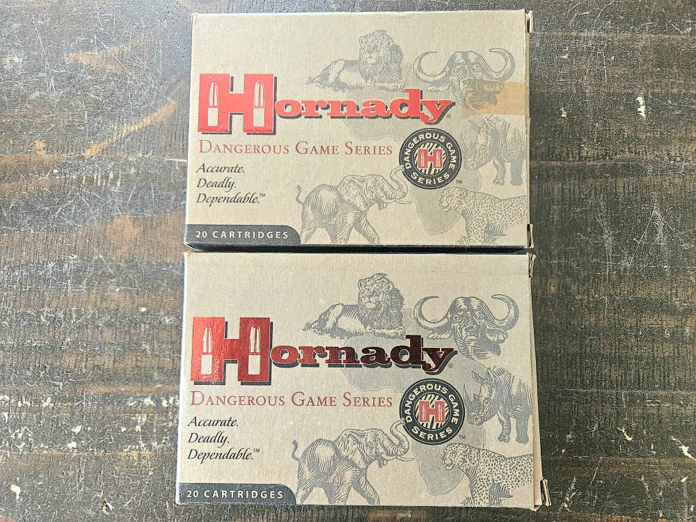 39 Rounds Hornady Dangerous Game 450 NE Nitro Express 480-Grain DGX Ammo!-img-1
