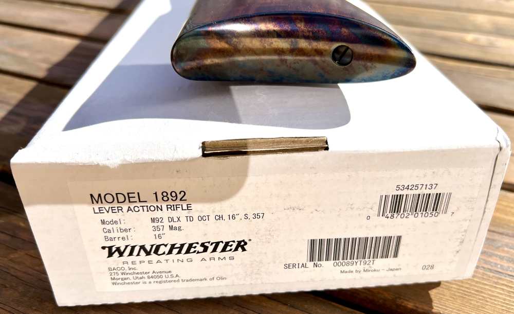Winchester 1892 Trapper Deluxe Octagon Takedown Case Color .357 MAG  2026-img-33