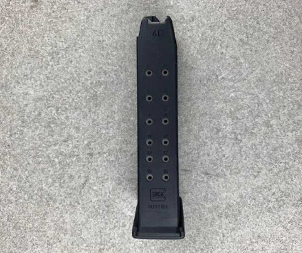 5 Pack Used Glock 22 15 Round Magazines 40 S&W Police Trade-In-img-0