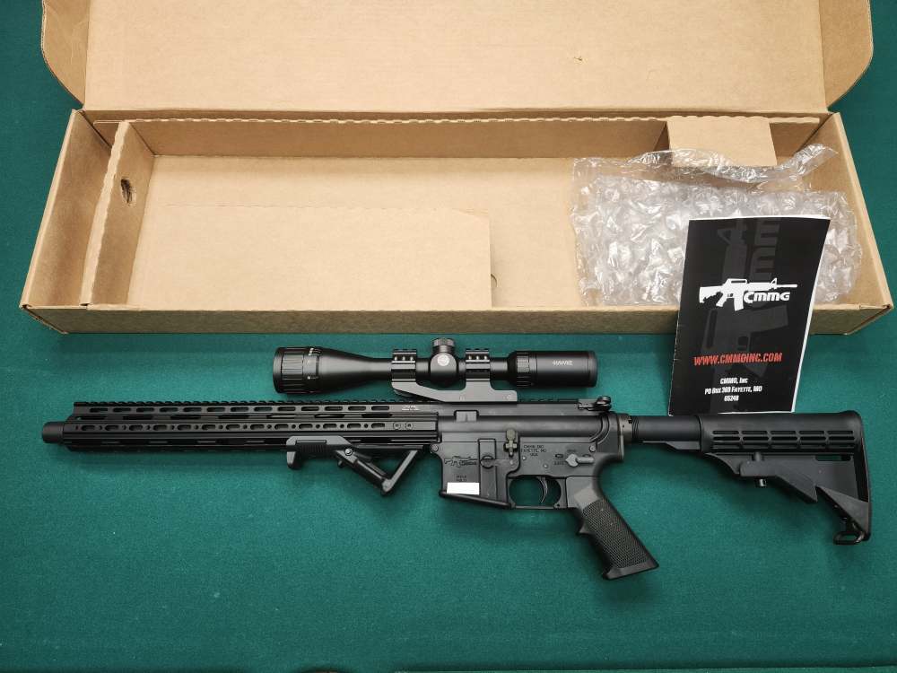 CMMG MK-4 5.56 NATO with 16" Bull Barrel + NightHawk Scope-img-0